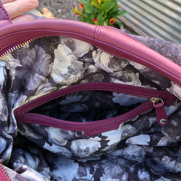 Ted Baker Satchel Raspberry - Picture 6 of 10